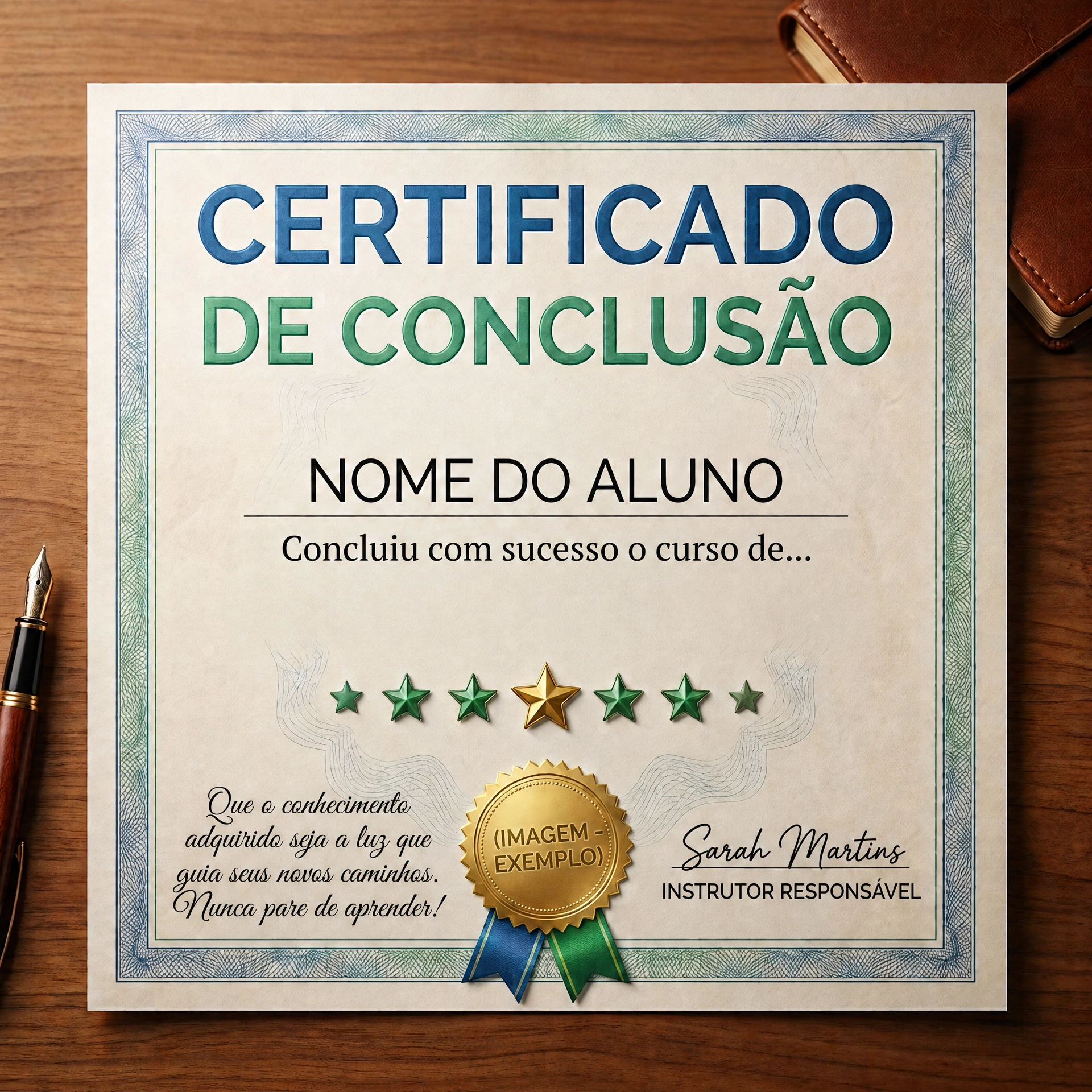 Imagem do bônus Certificado de Conclusão